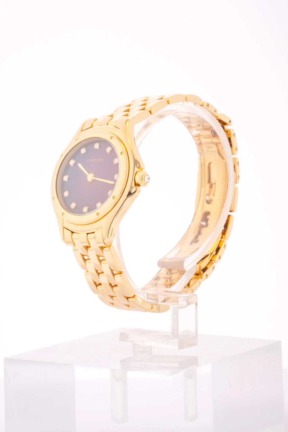 Cartier Panthere Cougar Watch 26mm Yellow Gold Diamond