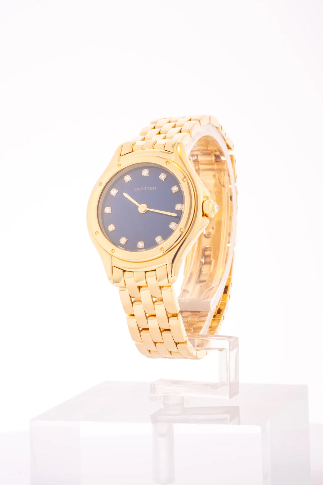 Cartier Panthere Cougar Watch 26mm Yellow Gold Diamond