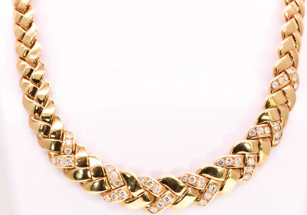Van Cleef & Arpels Necklace 18k Yellow Gold Diamond