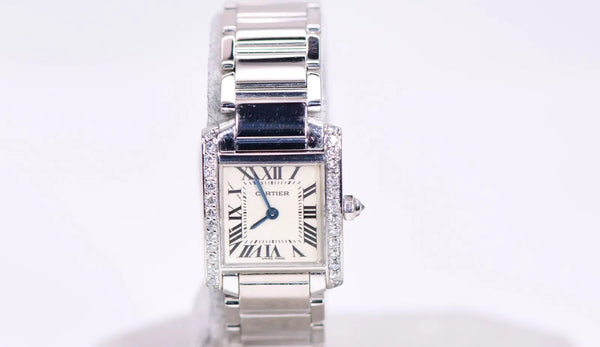 Cartier Tank Francaise Ladies Watch 18k White Gold