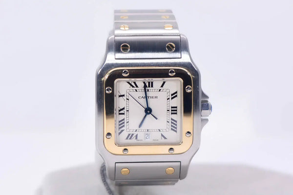 Cartier Santos Watch 32 mm Midsize Yellow Gold & Steel