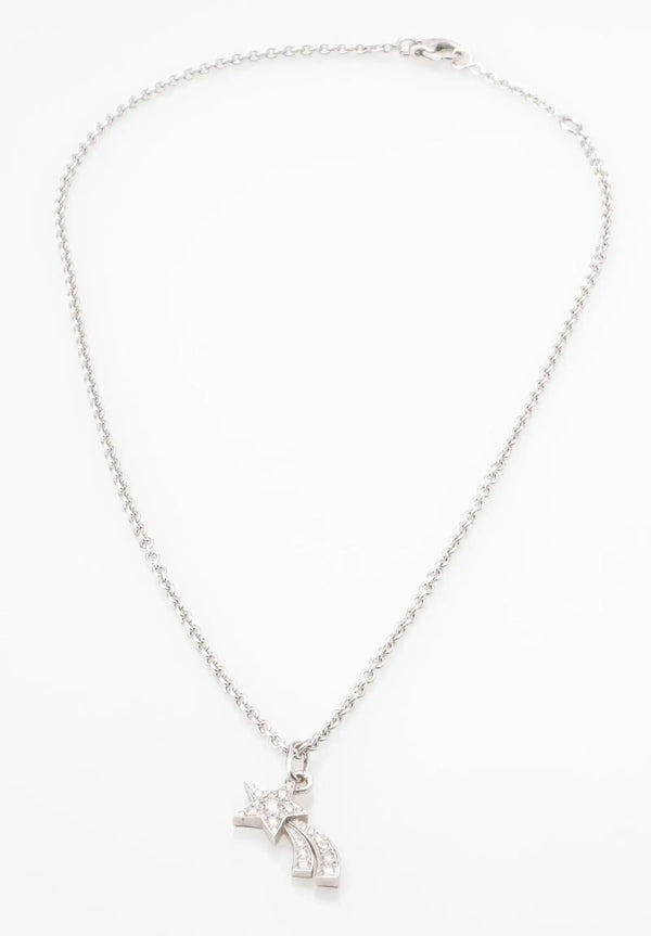Chanel Comète Diamond 18k White Gold Necklace