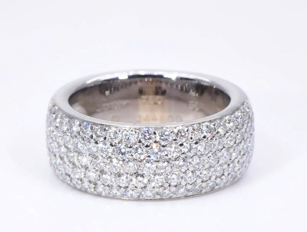 Cartier 2.5 ct 18k White Gold Half-Eternity Ring