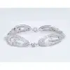 Bvlgari 'Elisia' 7ct Diamond and 18k White Gold Bracelet