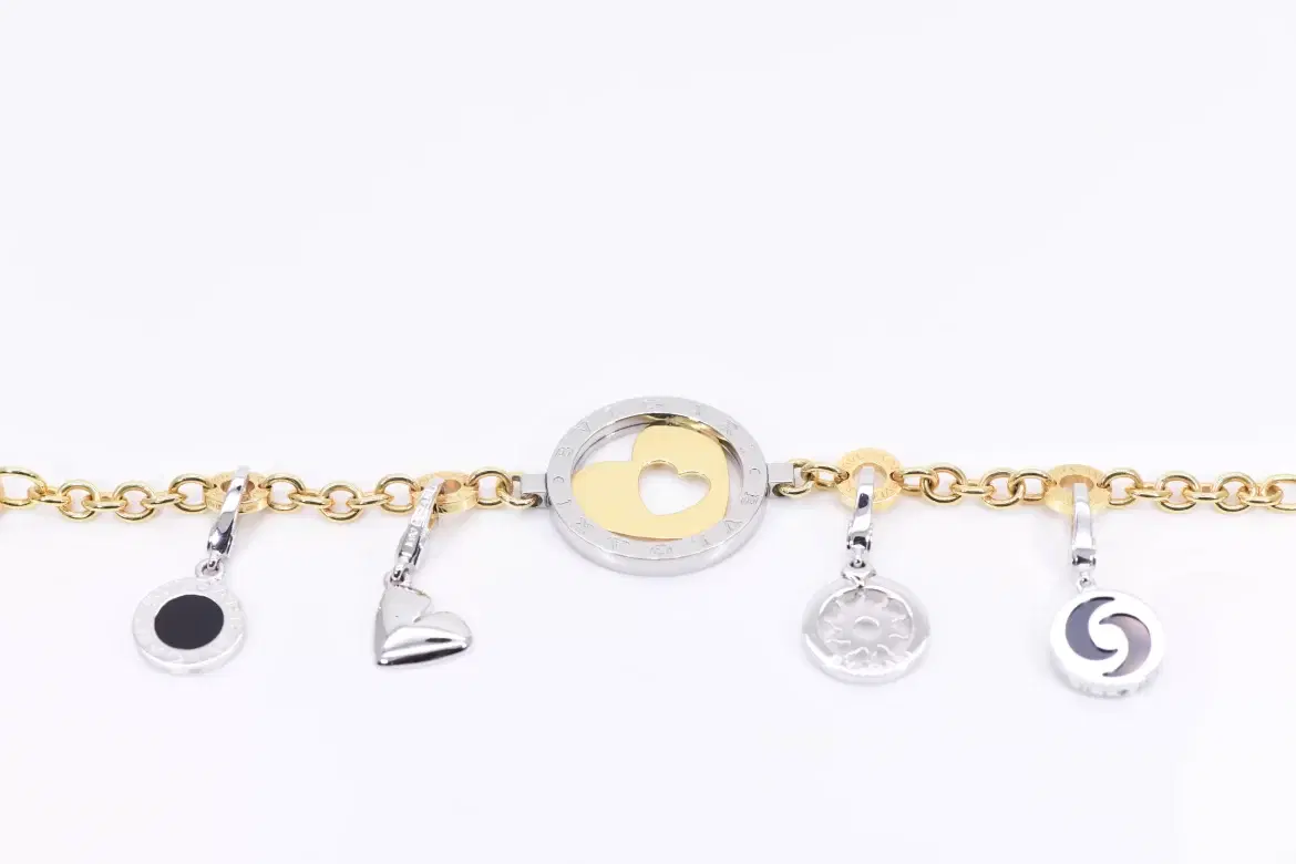 Bvlgari ‘Tonto’ Bi-Metal Charm Bracelet