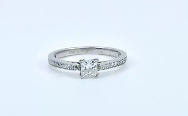 Tiffany & Co White Gold Novo Diamond Ring