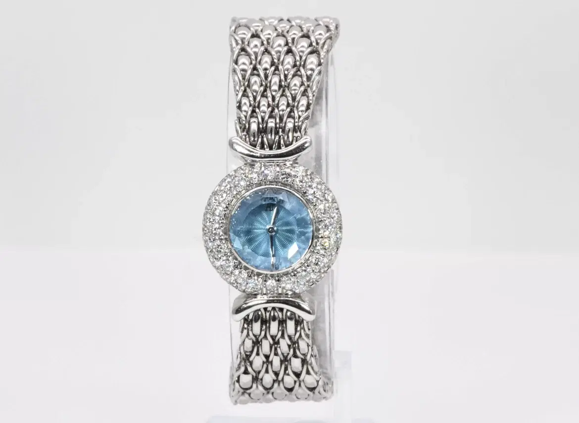 Audemars Piguet Ladies White Gold and Diamond Watch