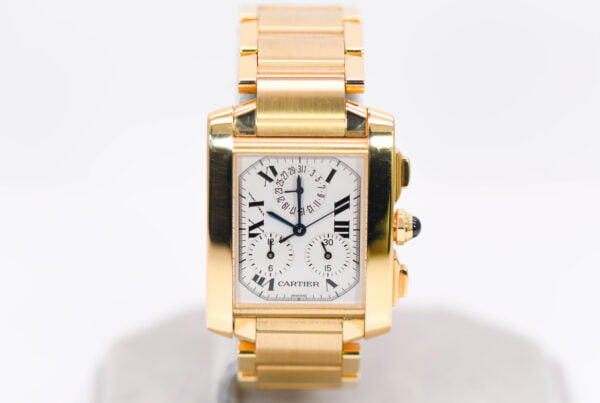 Cartier Tank Francaise Chronograph Chronoflex Watch