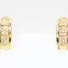 Boucheron 18k Yellow Gold and Diamond Pave Earrings