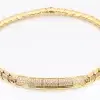 Boucheron 18k Yellow Gold and Diamond Pave Necklace