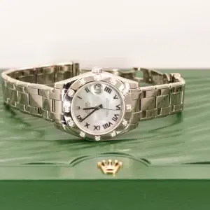 Rolex Ladies Pearlmaster 29mm White Gold Watch