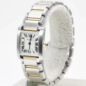 Cartier Tank Francaise Watch 20mm Bi-Metal Small Size