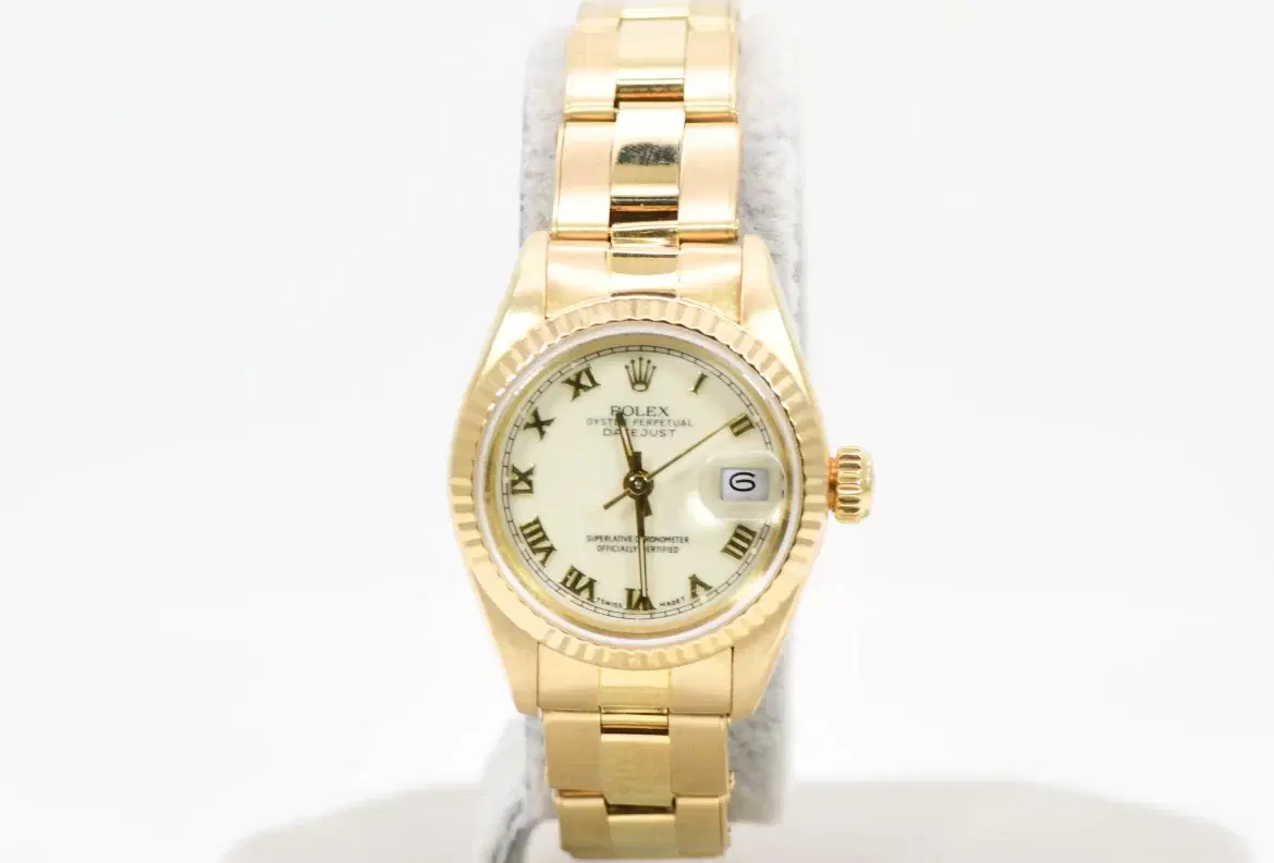 Rolex Datejust Ladies 26mm Yellow Gold Wristwatch