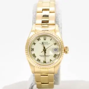 Rolex Datejust Ladies 26mm Yellow Gold Wristwatch