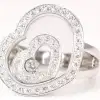 Chopard ‘Happy Spirit' 18k White Gold Heart Ring