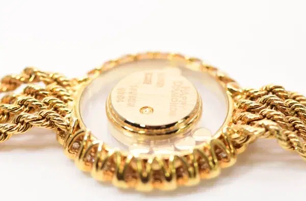 Chopard ‘Happy Diamonds Icons’ 18k Yellow Gold Watch