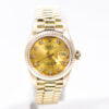 Rolex DateJust 26mm 69178 Diamond Gold Watch President Bracelet