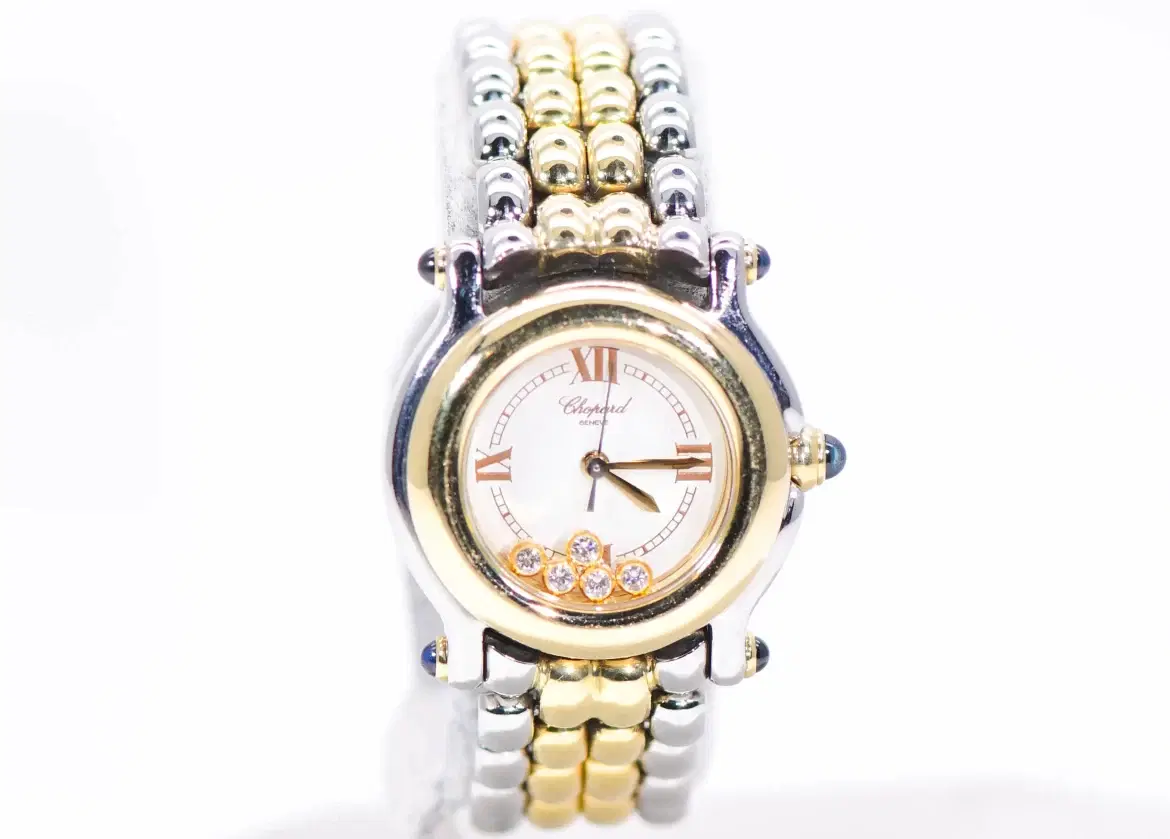 Chopard 'Happy Sport' 26mm 18k Yellow Gold And Steel Watch