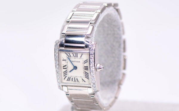 Cartier Tank Francaise Ladies Watch 18k White Gold