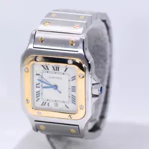 Cartier Santos Watch 29mm Bi-Metal New Bracelet