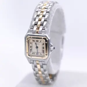 Cartier Panthere Ladies Watch 27mm Yellow Gold & Steel