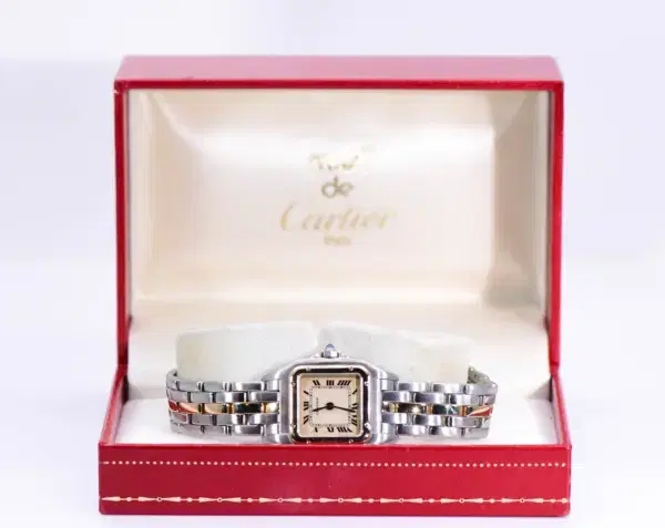 Cartier Panthere Ladies Watch 27mm Yellow Gold & Steel