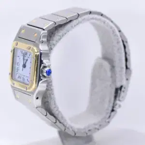 Cartier Santos Ladies Watch 24mm Yellow Gold & Steel