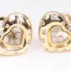 Chopard ‘Happy Diamonds’ 18k Yellow Gold Heart Earrings