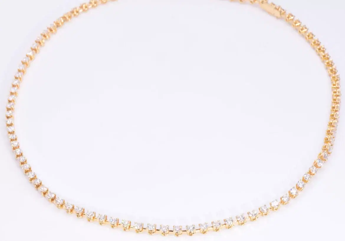 Cartier Diamond Riviere Necklace 18k Yellow Gold