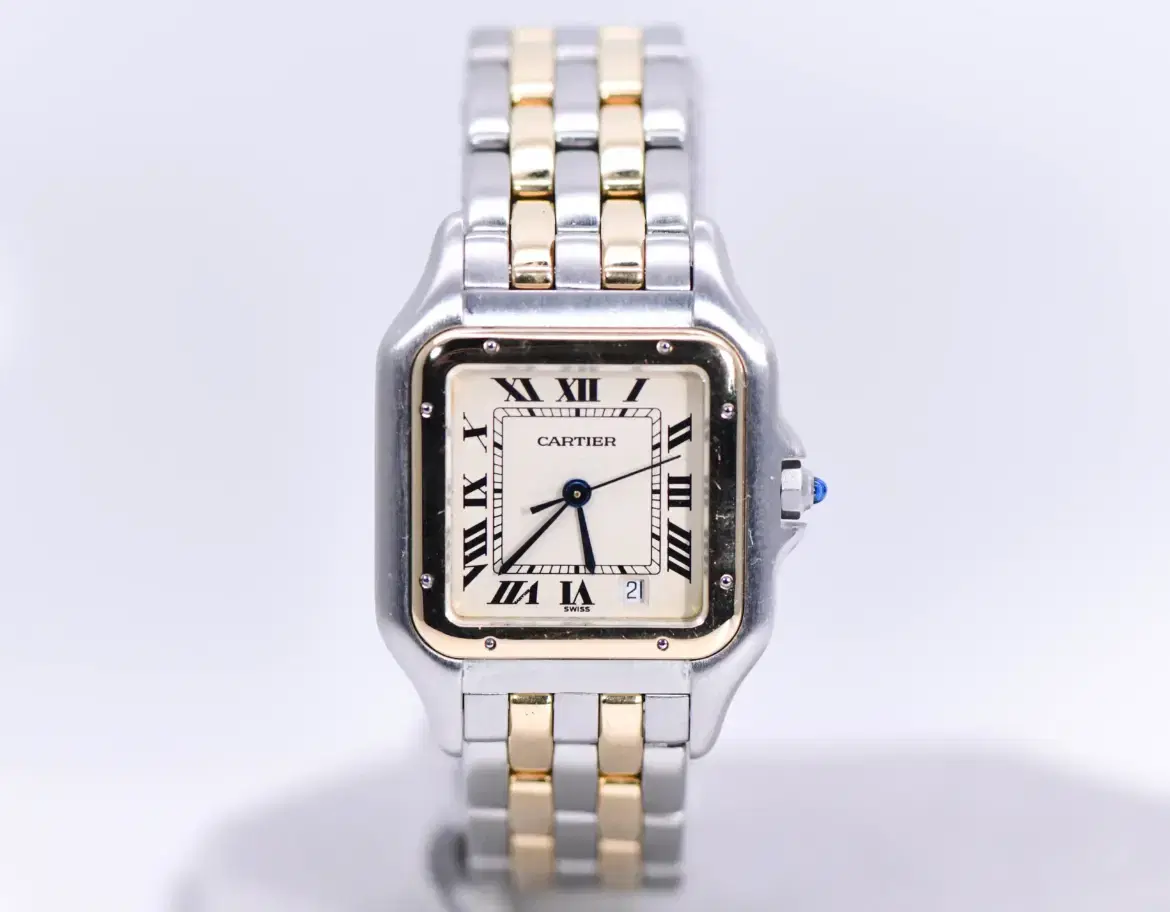 Cartier Panthere Ladies Watch 27mm Yellow Gold & Steel