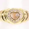 Chopard ‘Happy Diamonds’ 18k Yellow Gold Ring