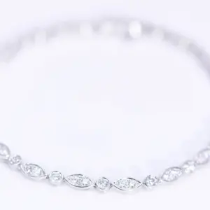 Tiffany & Co. Jazz 18k White Gold and Diamonds Bracelet