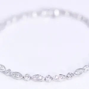 Tiffany & Co. Jazz 18k White Gold and Diamonds Bracelet