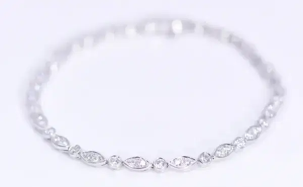 Tiffany & Co. Jazz 18k White Gold and Diamonds Bracelet