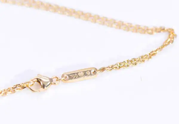 Chopard Happy Diamonds 18k Yellow Gold Cross Necklace