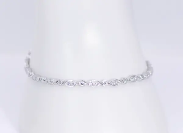 Tiffany & Co. Jazz 18k White Gold and Diamonds Bracelet