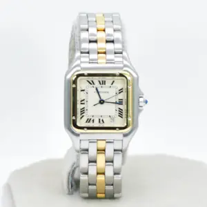 Cartier Panthere Ladies Watch 27mm Yellow Gold & Steel