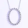 Tiffany & Co. 1 ct Diamond Circle Pendant Necklace in Platinum