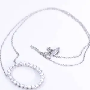 Tiffany & Co. 1 ct Diamond Circle Pendant Necklace in Platinum