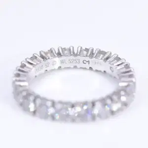 Cartier Destinee Eternity Ring 2.84ct Diamonds and Platinum