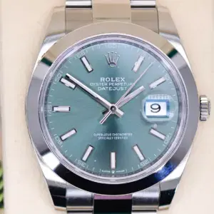 Rolex Datejust 41 126300 Green Dial Brand New