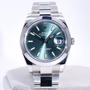 Rolex Datejust 41 126300 Green Dial Brand New