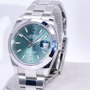 Rolex Datejust 41 126300 Green Dial Brand New