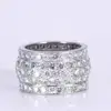 Cartier Nigeria Eternity Ring 5.5 ct Diamonds and 18k Gold