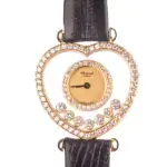 Chopard ‘Happy Diamonds’ Heart Watch 1ct Diamond 18k Gold