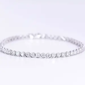 Diamond Bracelet 2.3ct 18k White Gold Sold In A Tiffany & Co. Box