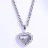 Chopard Happy Diamonds 18k White Gold Diamond Heart Necklace