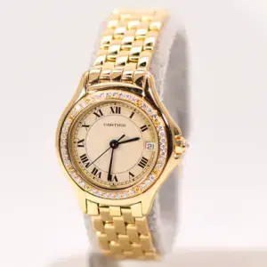 Cartier Panthere Cougar Ladies Watch 22mm Yellow Gold