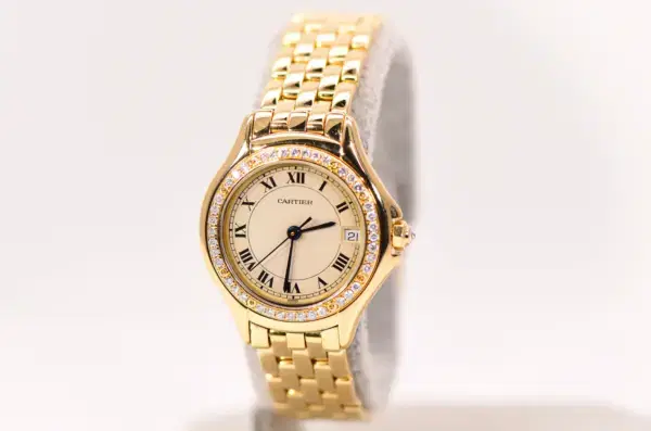 Cartier Panthere Cougar Ladies Watch 22mm Yellow Gold