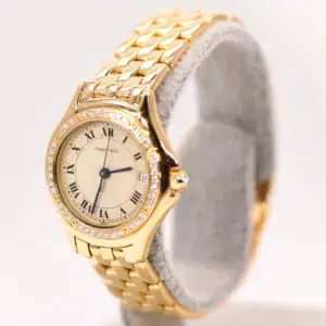 Cartier Panthere Cougar Ladies Watch 22mm Yellow Gold